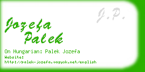 jozefa palek business card